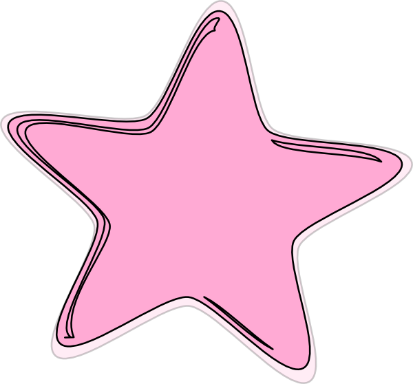 How To Set Use Pink Star Editedr Clipart - Png Download (600x558), Png Download