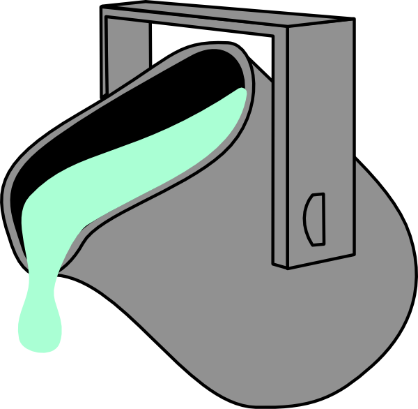 Download Image Freeuse Stock Cell Phone Coloring Pictures - Drawing Of A Melting Pot Clipart (600x586), Png Download