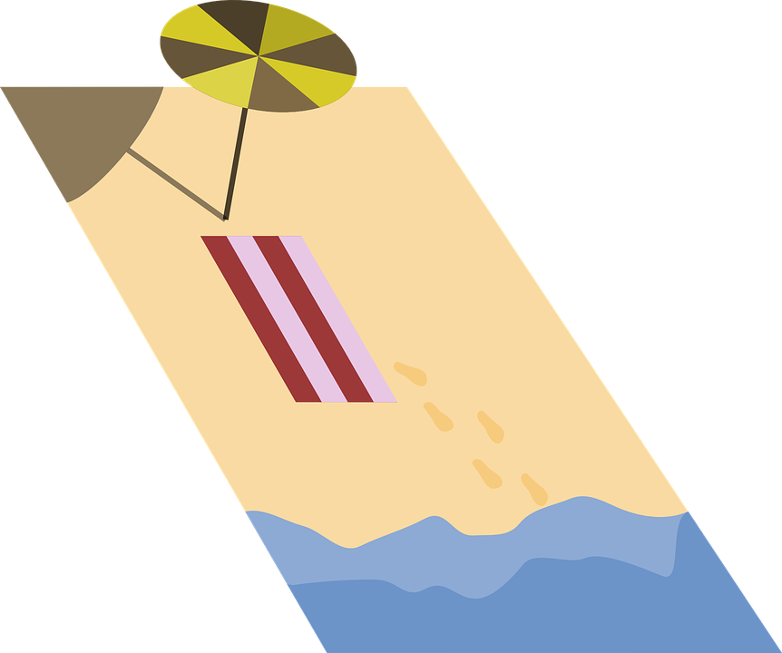 Free Beach - Beach Clipart (800x669), Png Download