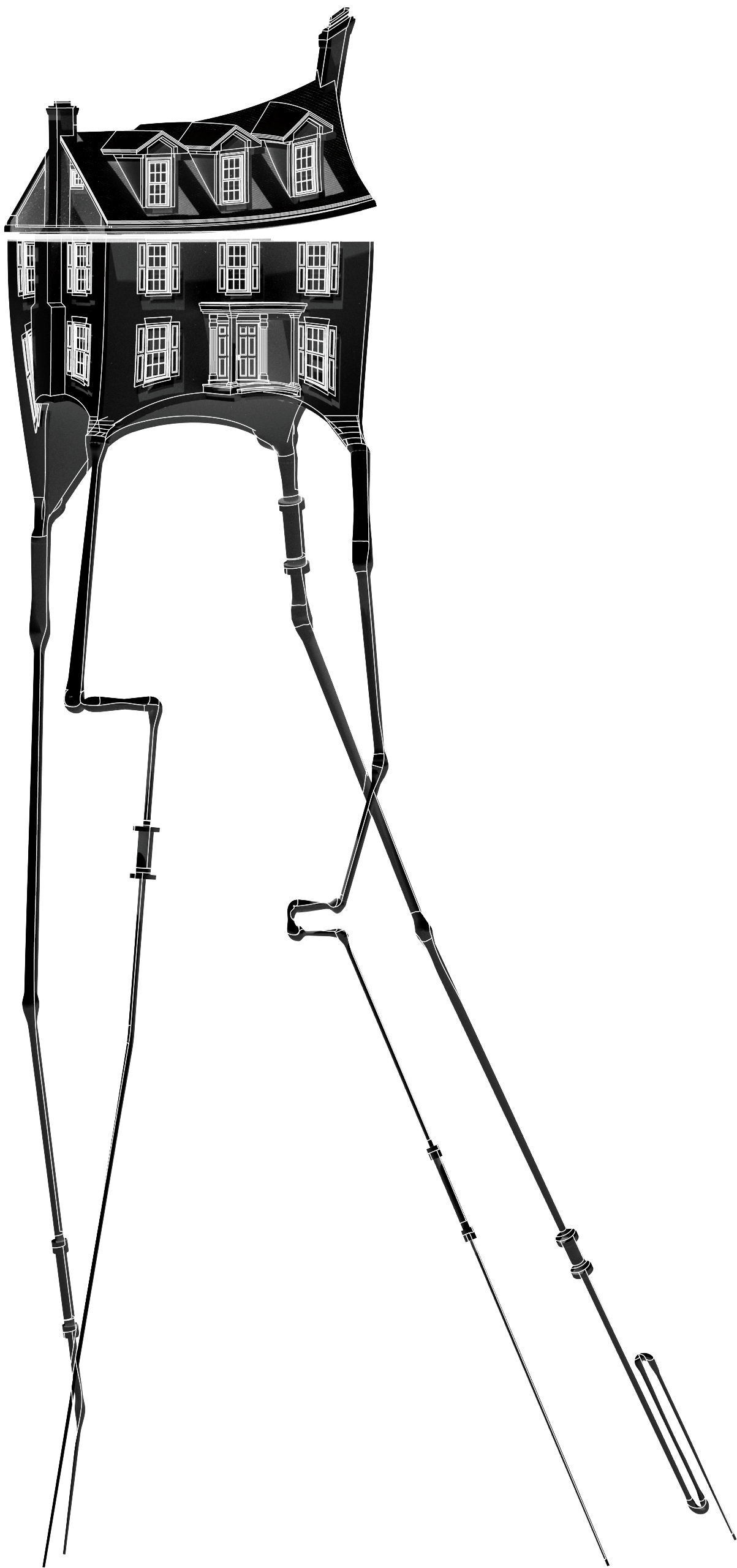 I Was An Important House That Day Clipart (1203x2561), Png Download