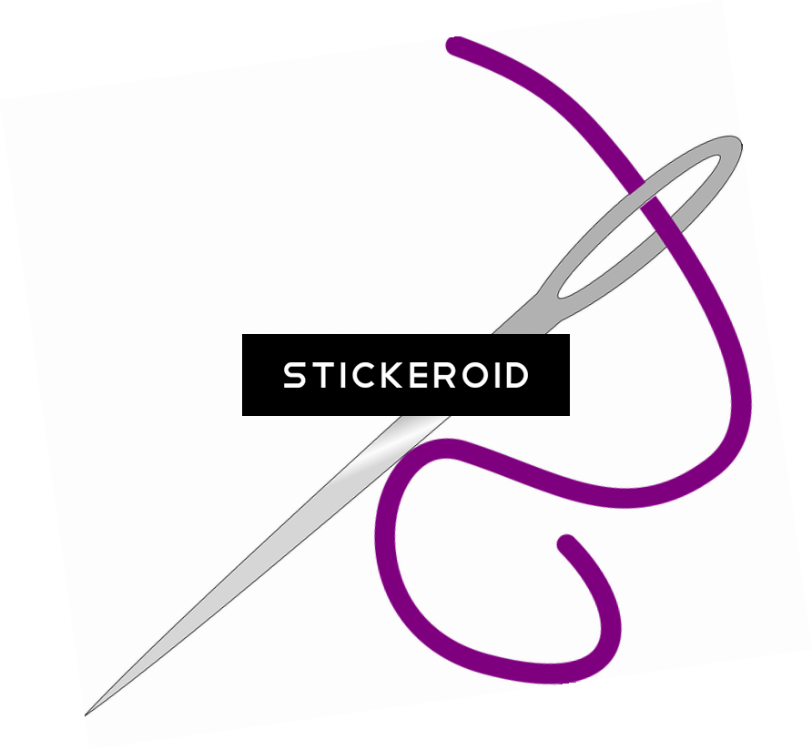 Sewing Needle - Graphic Design Clipart (892x824), Png Download