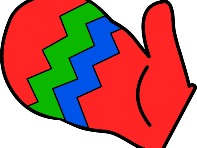 Coat Clipart Mitten - Mitten Clip Art - Png Download (640x480), Png Download