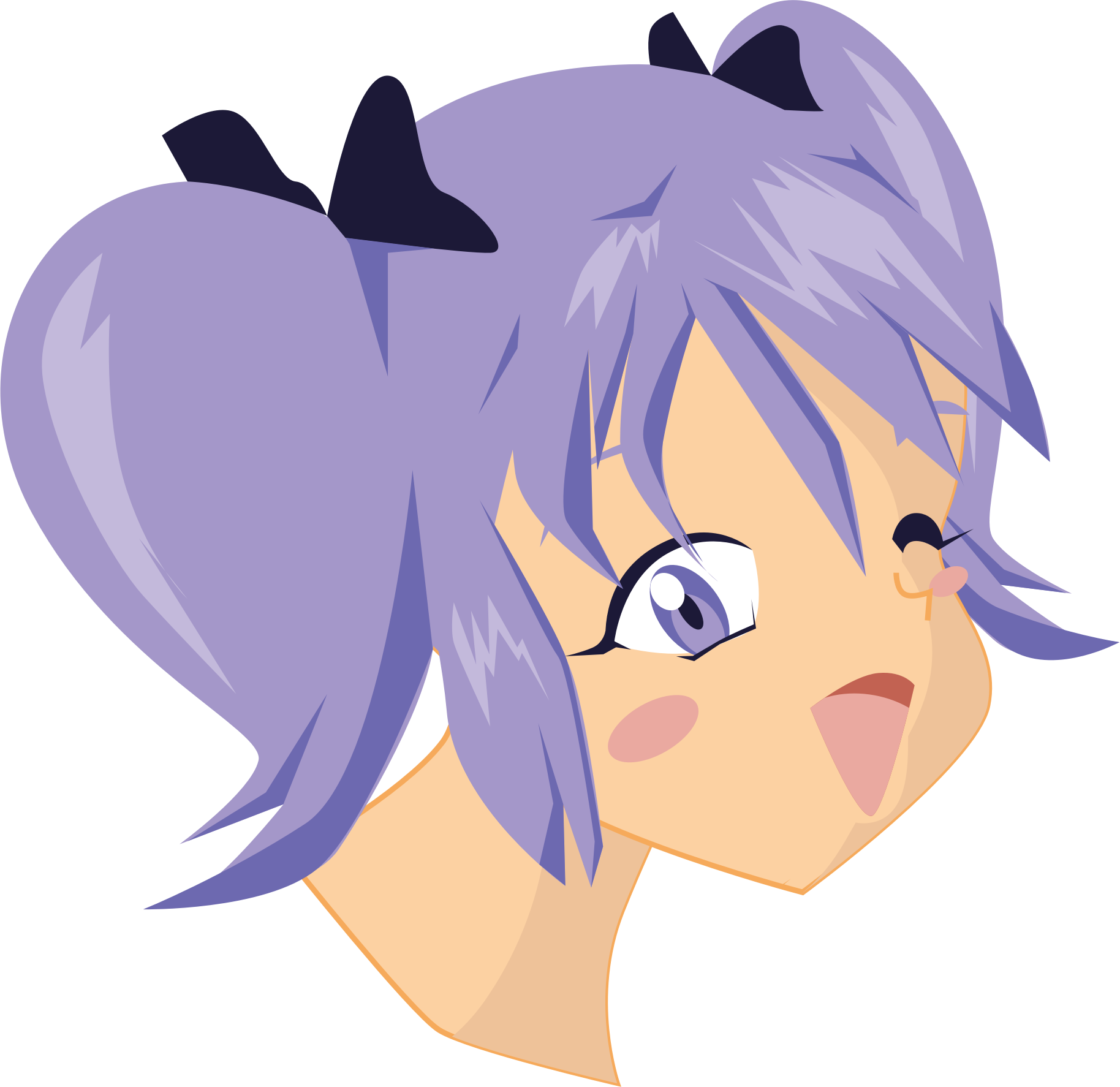 Anime Pony Mangaka Internet Meme - Cartoon Clipart - Full ...