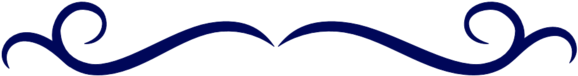 Single Line Border Clipart Dark Blue Swirl - Blue Decorative Line - Png Download (640x480), Png Download