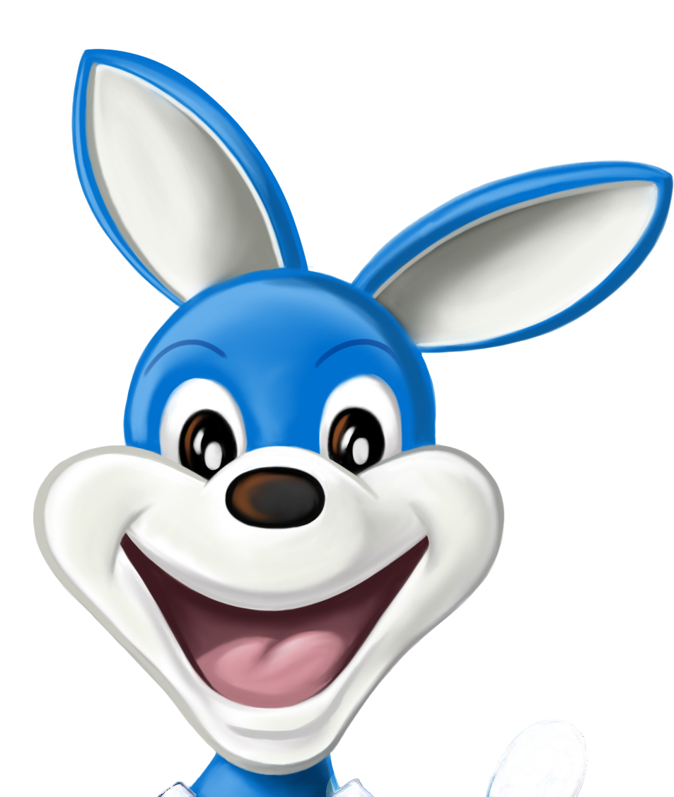 Thumbs Up - Blue Kangaroo Clipart (1065x1125), Png Download