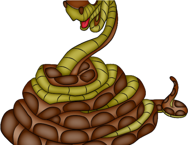 Rattlesnake Clipart Zoo Animal - Kaa Jungle Book Characters - Png Download (640x480), Png Download