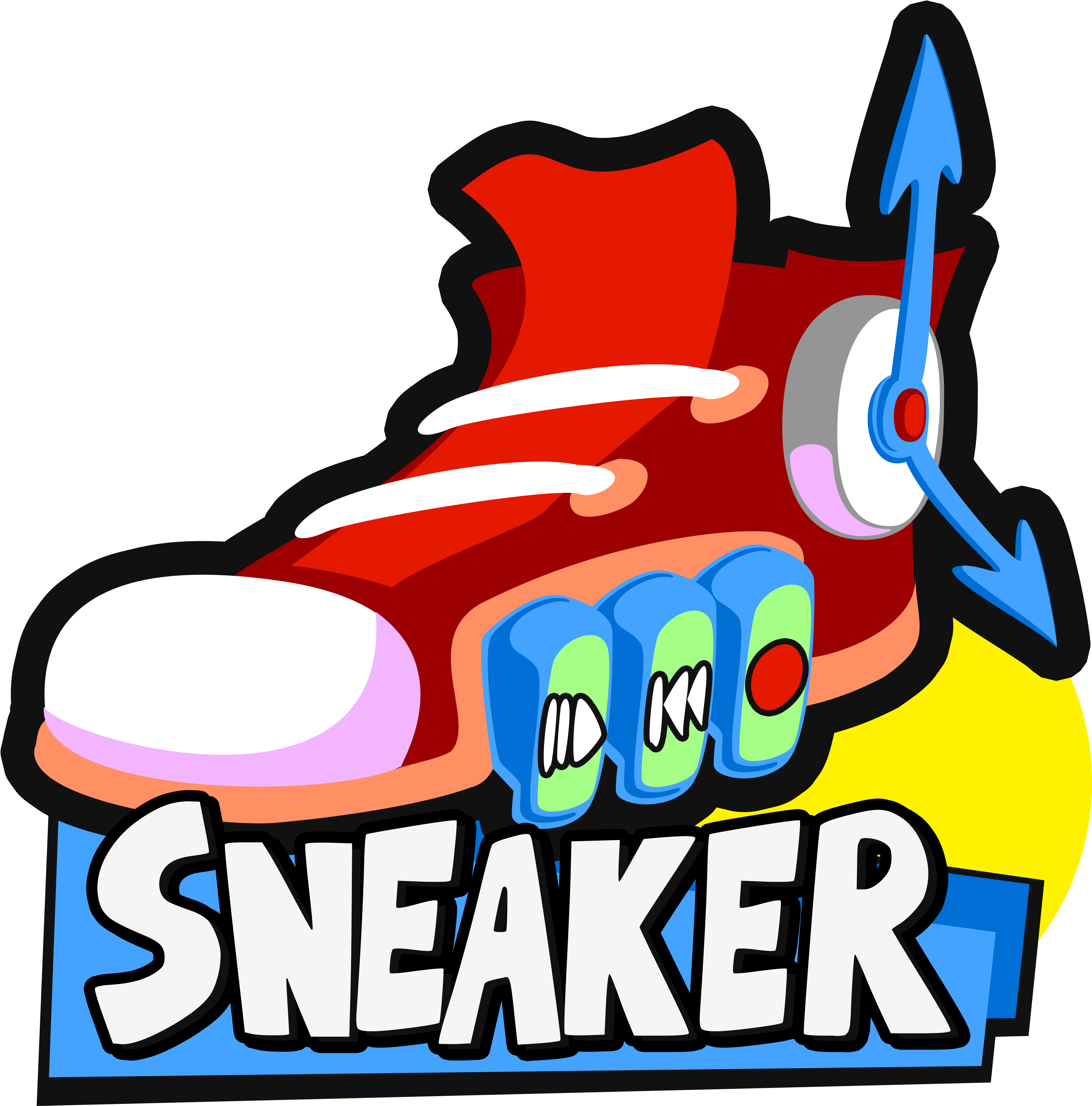 Sneaker By Threebeak - Sneakers Clipart (4096x4096), Png Download