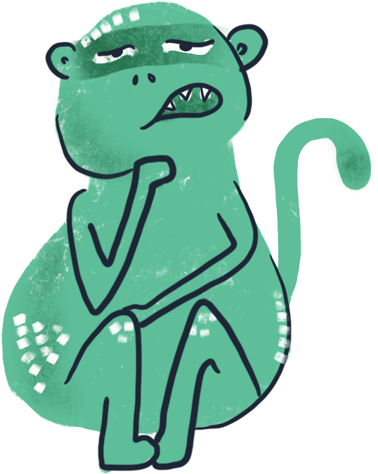 Single Monsters 4 Clipart (577x769), Png Download