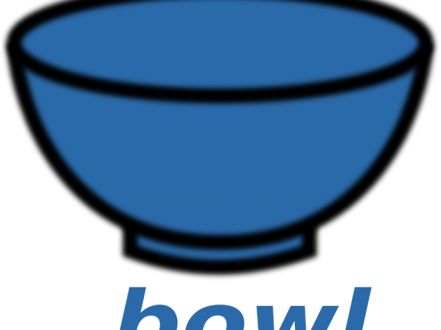 Bowl Clipart Blue Bowl - Clip Art - Png Download (640x480), Png Download