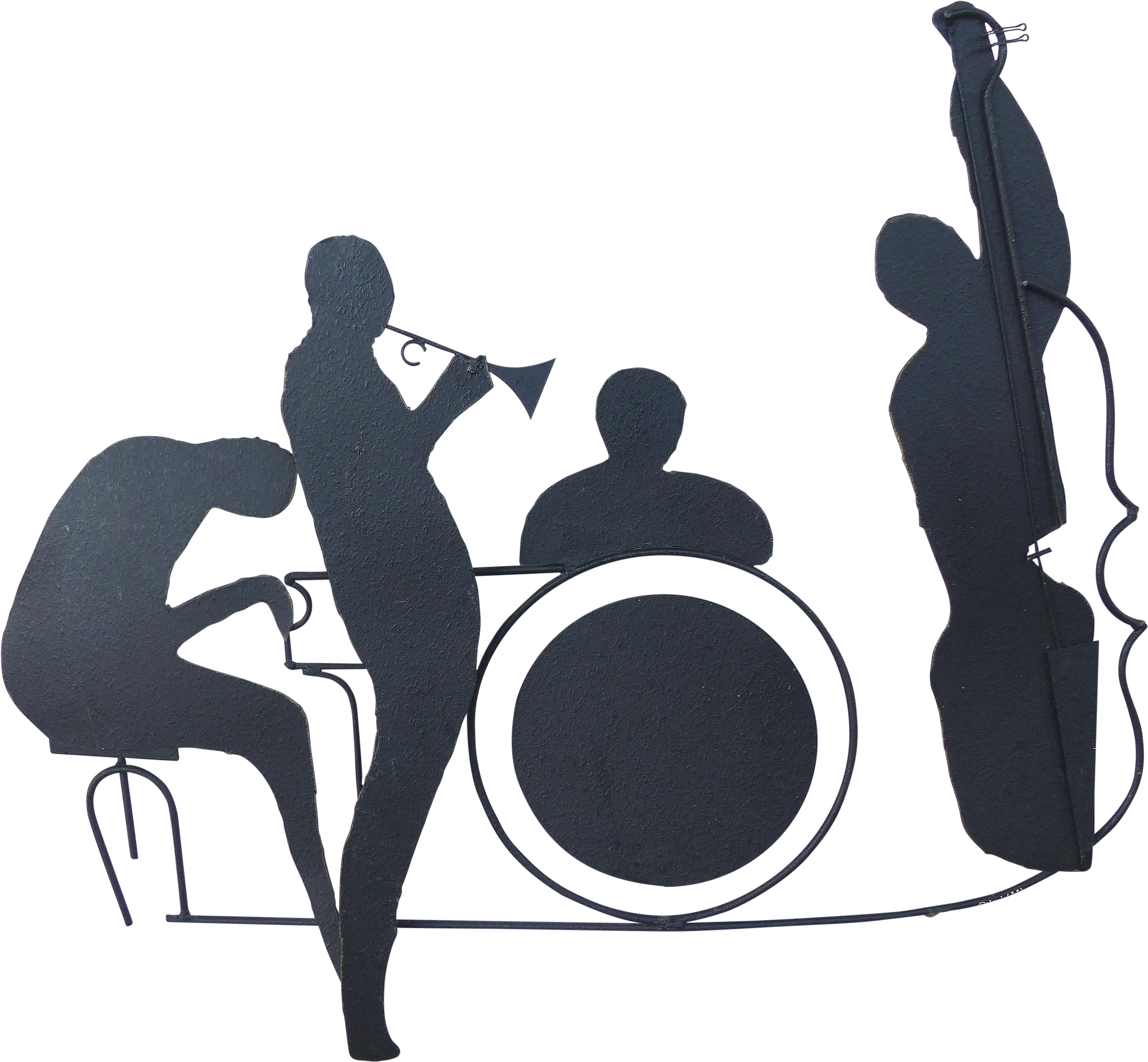 Clip Transparent Download Band Vector Jazz - Big Band Png Clipart (3408x3152), Png Download