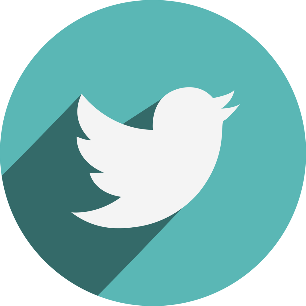 Twitter - Twitter Icon Png Circle Clipart (1000x1000), Png Download