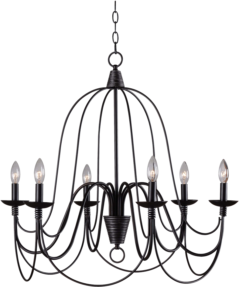 Kenroy Home Pannier 6 Light Chandelier Clipart (810x1000), Png Download