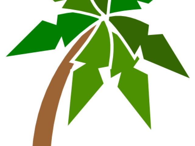 Plant Clipart Coconut Tree - Island Clip Art - Png Download (640x480), Png Download