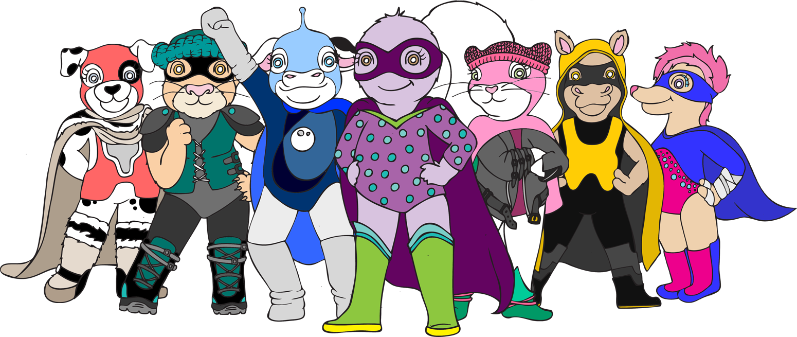 Power Friends Yoga Camp - Cartoon Clipart (1550x655), Png Download