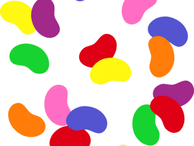 Jelly Beans Transparent Background Clipart (640x480), Png Download