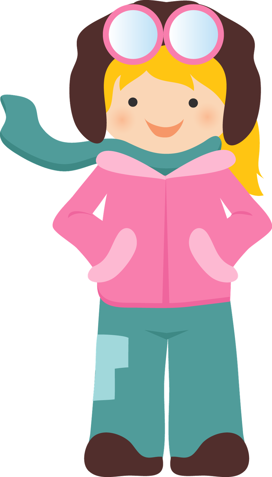 Aviator Boy Bag Tag Clipart (900x1575), Png Download