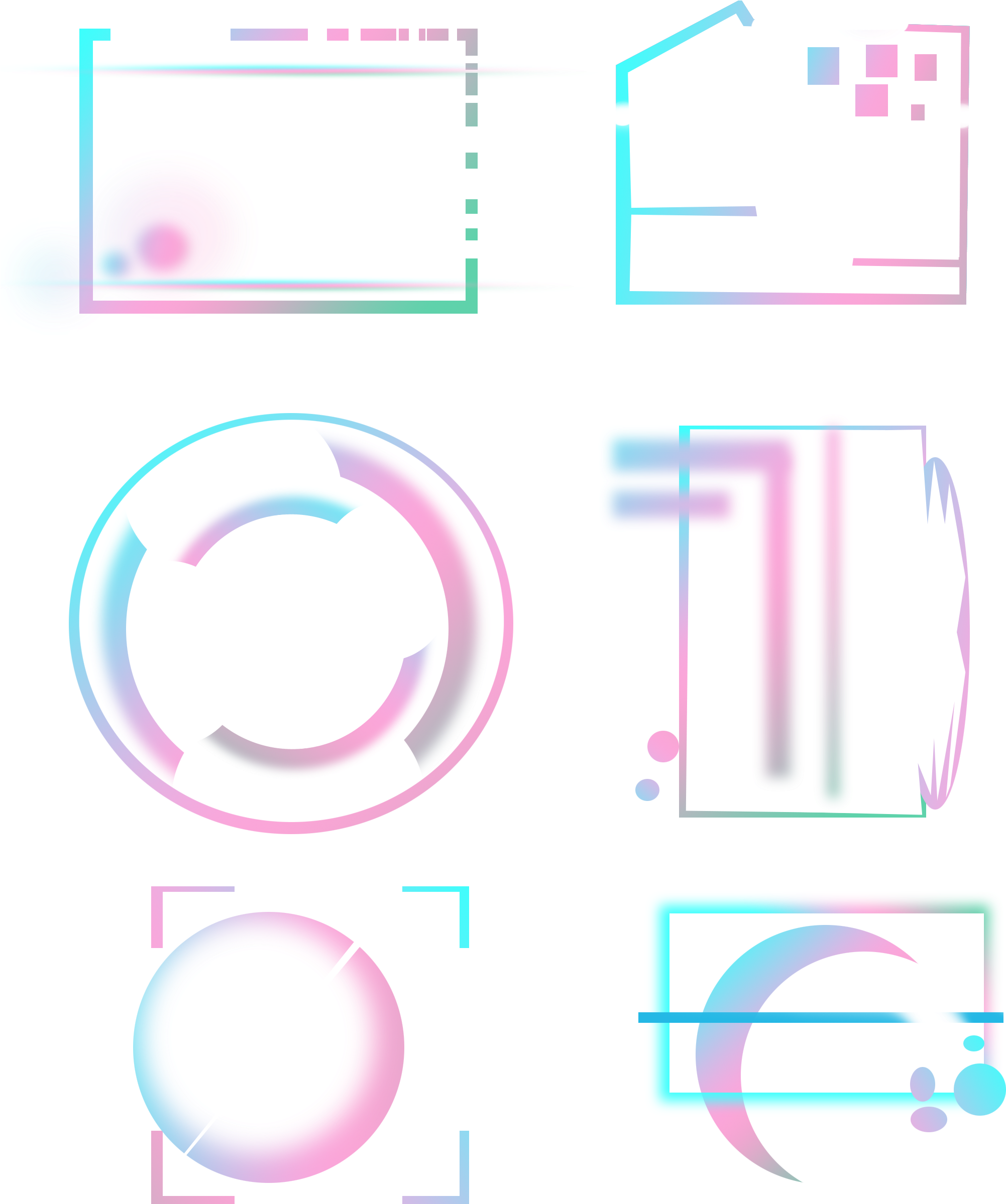 Colorful Technology Dialog Text Png And Psd - Circle Clipart (2048x2738), Png Download