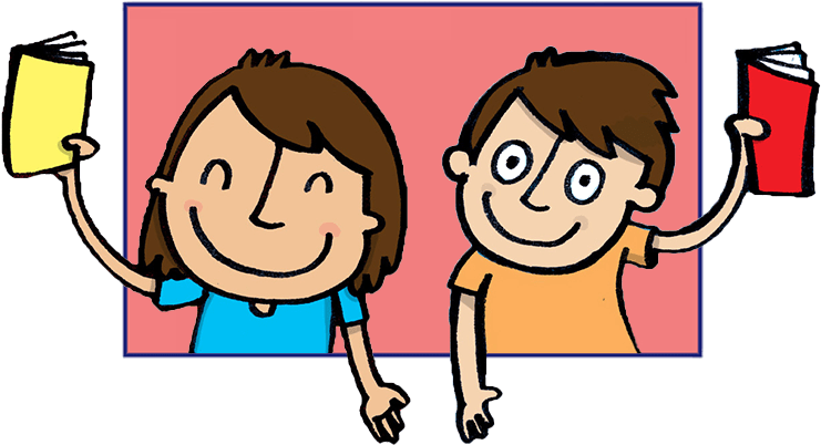 Make Your Own Value Set Little Book Lovers - Cartoon Clipart (800x564), Png Download