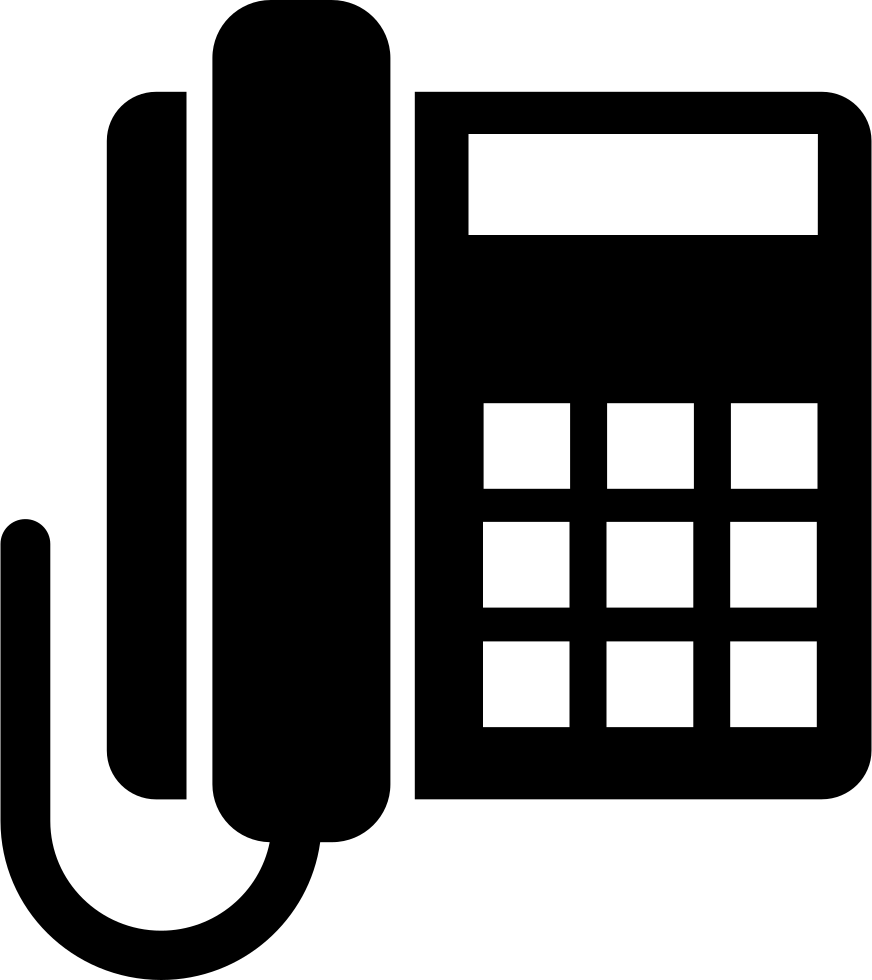 Png File - Office Phone Icon Png Clipart (872x980), Png Download