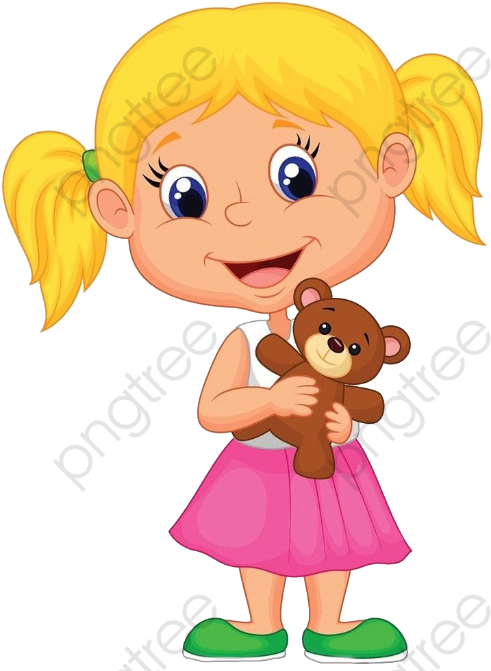 A Smiling Laugh - Cartoon Kids Clipart (724x987), Png Download
