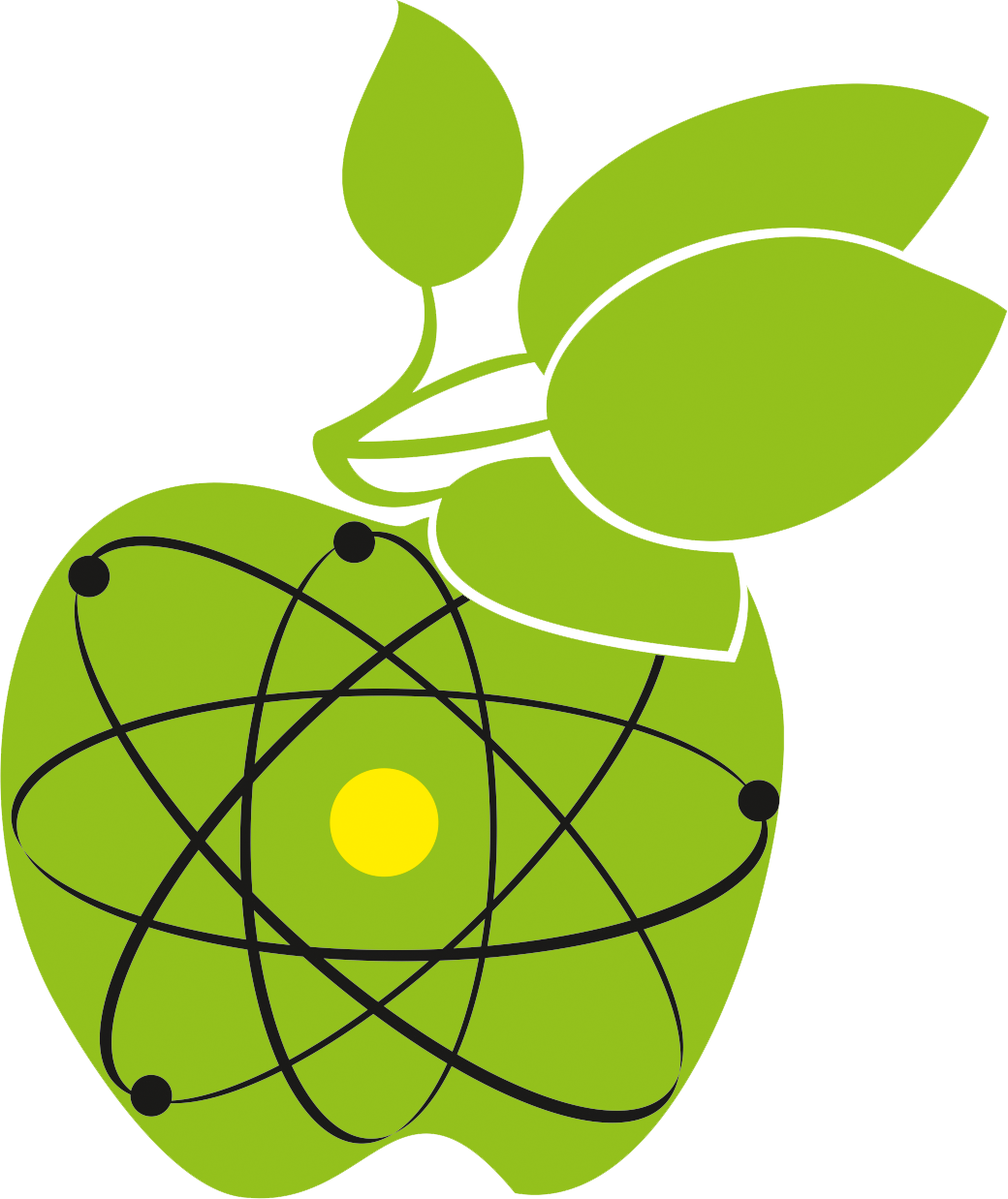 Cartoon Atom Clipart (1040x1238), Png Download