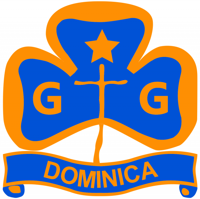 Dominica Flag Png - Guyana Girl Guides Clipart (640x636), Png Download