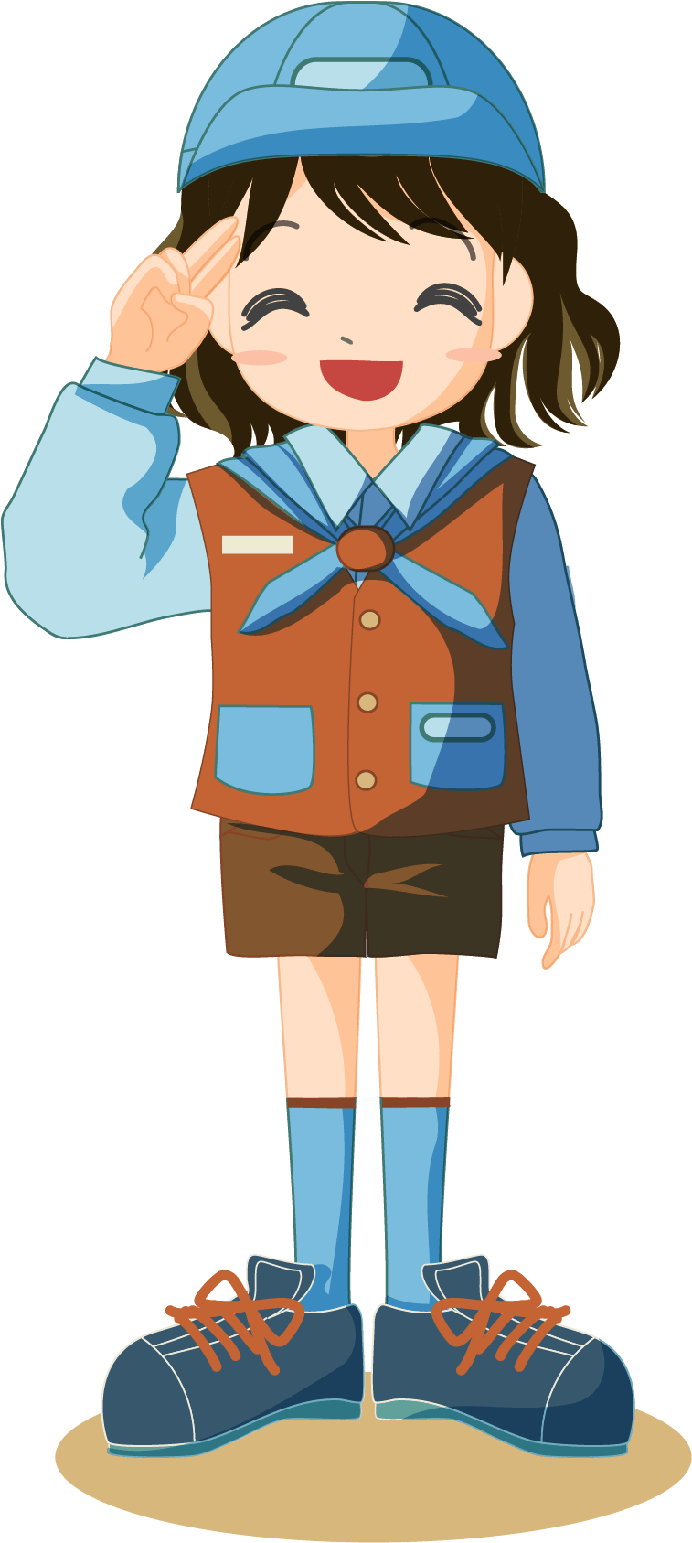 Scout Clip Art - Cartoon - Png Download (1181x1772), Png Download