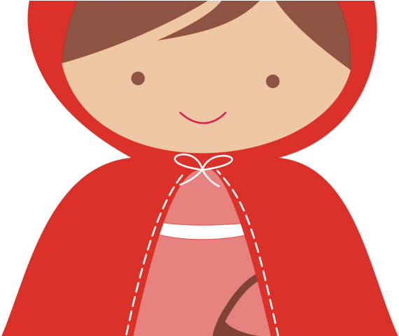 Red Riding Hood Clipart Goldilocks And Three Bears - Chapeuzinho Vermelho Facil De Desenhar - Png Download (640x480), Png Download