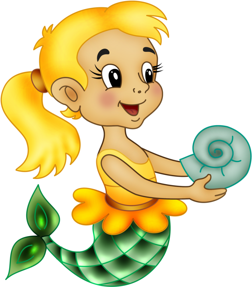Mermaids Views Album, Mermaids, Cinderella, Backgrounds, - Cartoon Clipart (1024x1024), Png Download