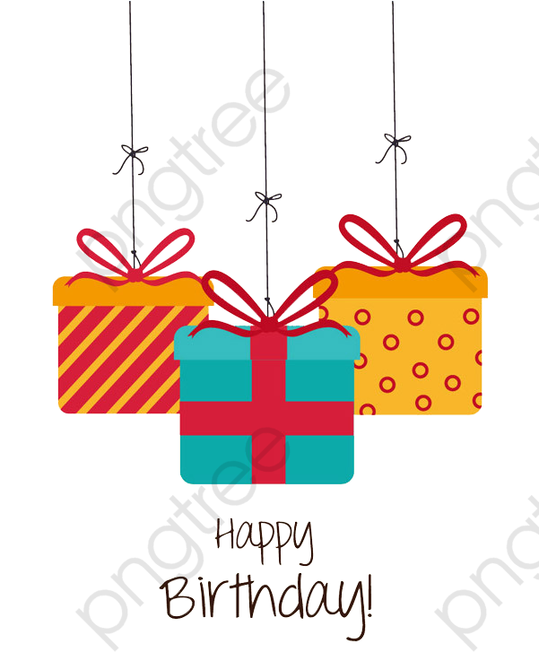 Happy Birthday Birthday Gift Gift Clipart Happy Birthday - Gift Happy Birthday Png Transparent Png (600x742), Png Download
