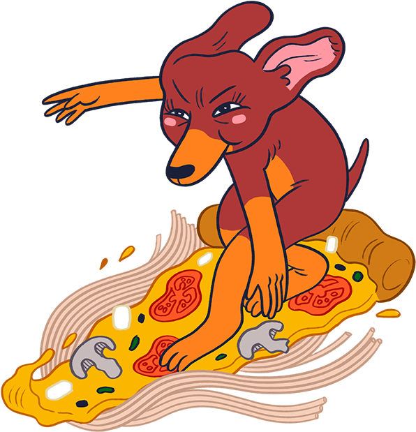 Dachshund Jones Messages Sticker-8 - Illustration Clipart (618x618), Png Download