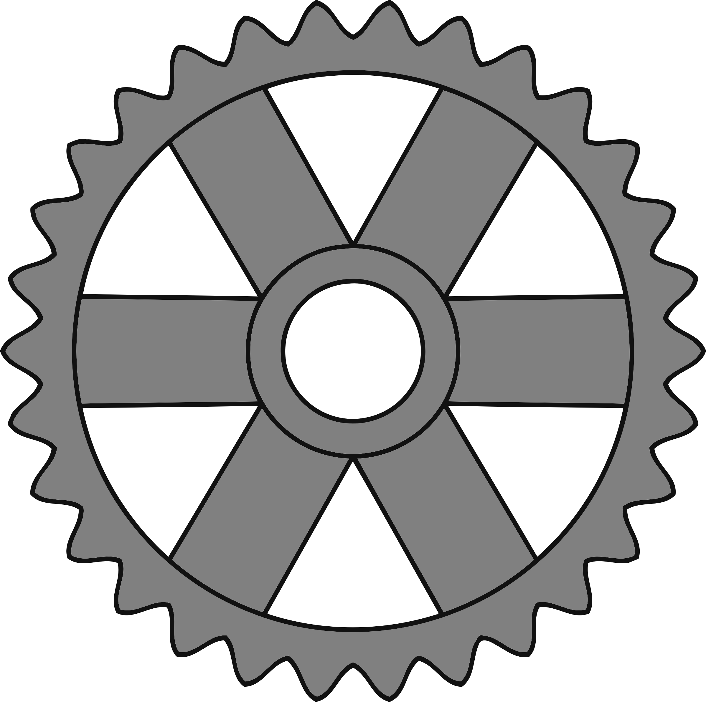Tooth Gear With Rectangular - Gold Seal Of Approval Png Clipart (2396x2384), Png Download