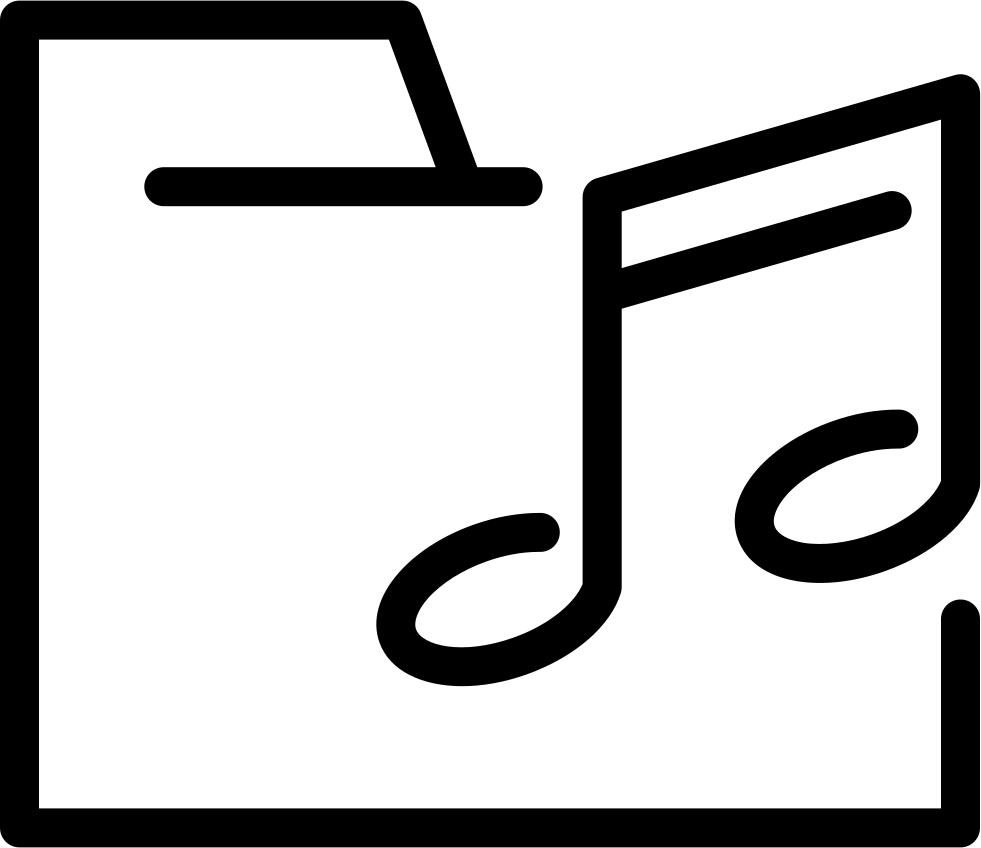 Music Folder Comments Clipart (981x848), Png Download