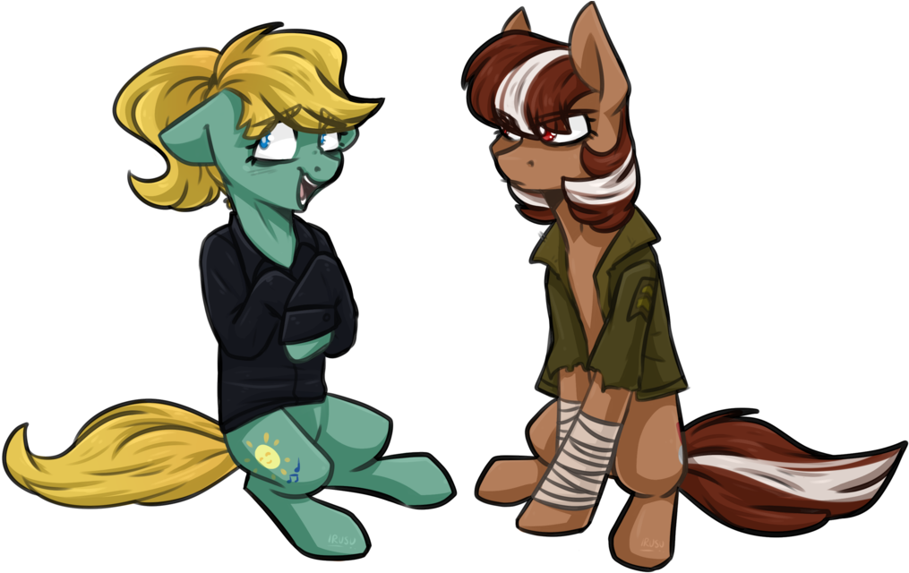Lrusu, Clothes, Fallout Equestria, Female, Frown, Hoof - Cartoon Clipart (1015x640), Png Download