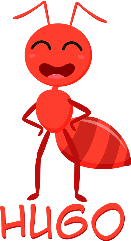 Wall Colour - Ant Poses Cartoon Clipart (437x800), Png Download