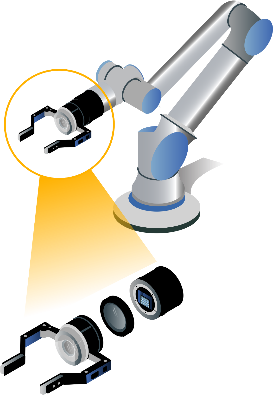 Arm With Camera Clipart (1672x2000), Png Download