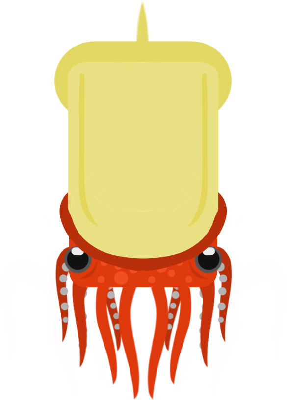 Animaljoubin's Squid Clipart (1600x817), Png Download
