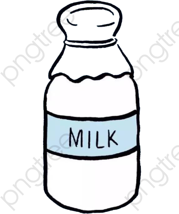 Bottle Clipart Milk - Clipart Milk Bottle Png Transparent Png (660x771), Png Download