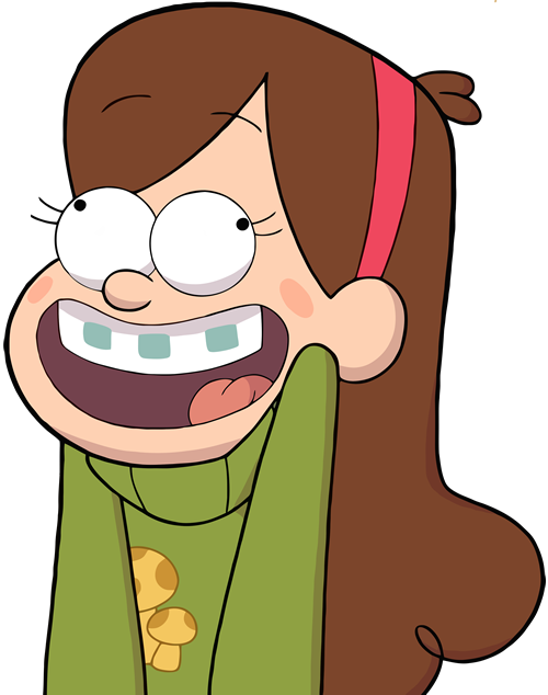 What About Courage The Cowardly Dog Because That Would - Mabel Gravity Falls Clipart (500x634), Png Download