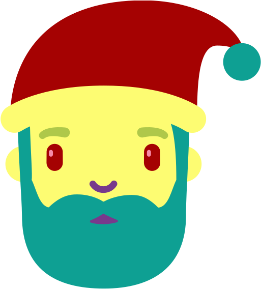 U 1 F 385 Fatherchristmas - Illustration Clipart (568x568), Png Download