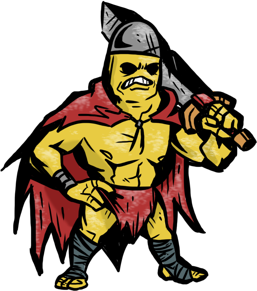 Enter The Gungeon Png - Cartoon Clipart (880x997), Png Download