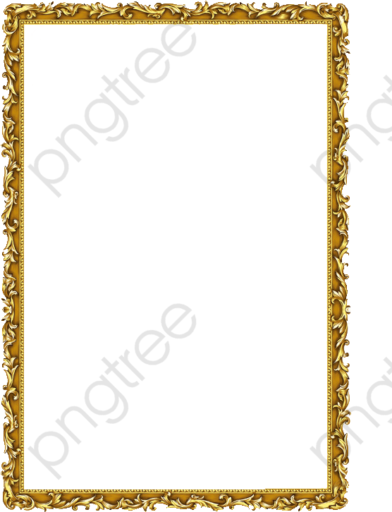 Gold Border Pattern - Certification Clipart (600x849), Png Download