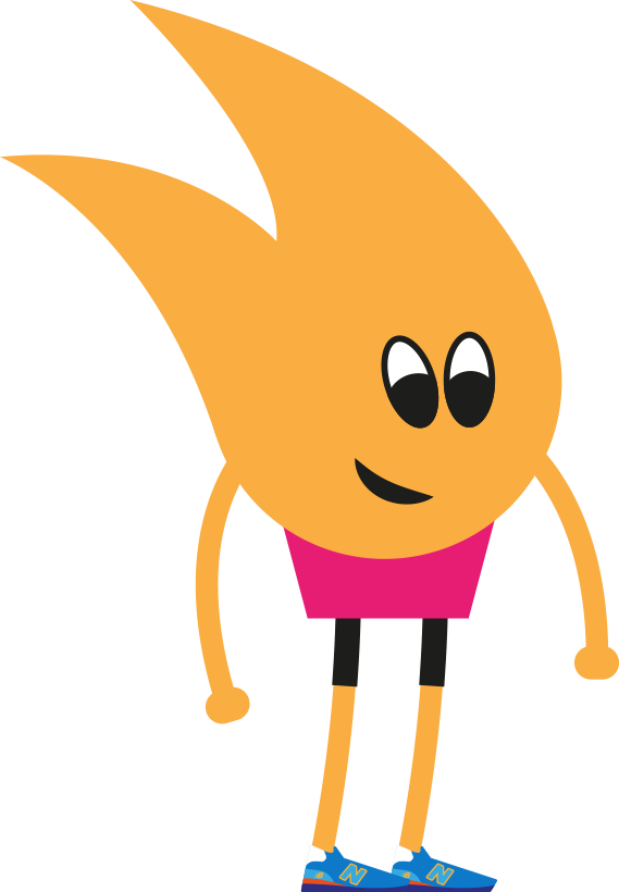 Go Run For Fun - Cartoon Clipart (569x820), Png Download