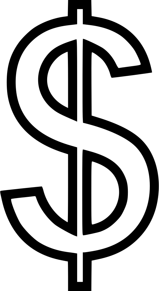 Pay Dollar Sign Online Svg Png Icon Free Download Clipart (536x980), Png Download