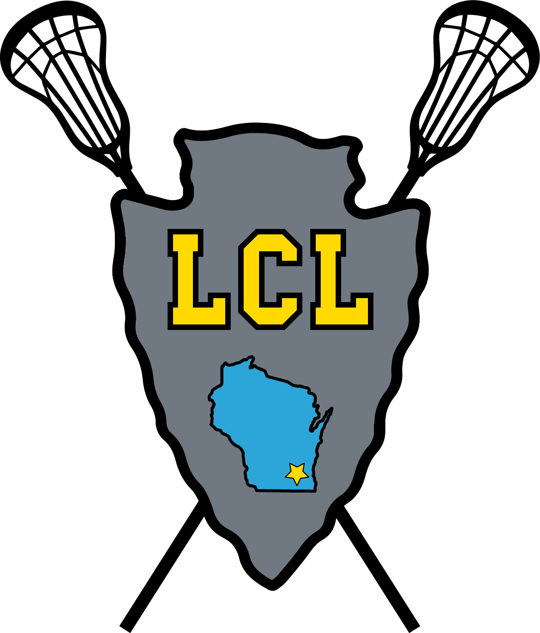 Lake Country Lacrosse Seniors Clipart (1086x1272), Png Download