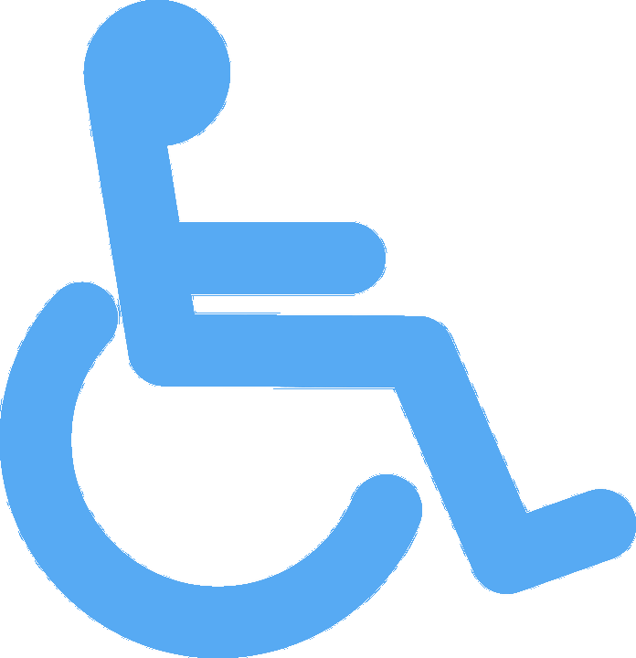 Accessibility - Hillary Clinton In A Wheelchair Clipart (696x720), Png Download
