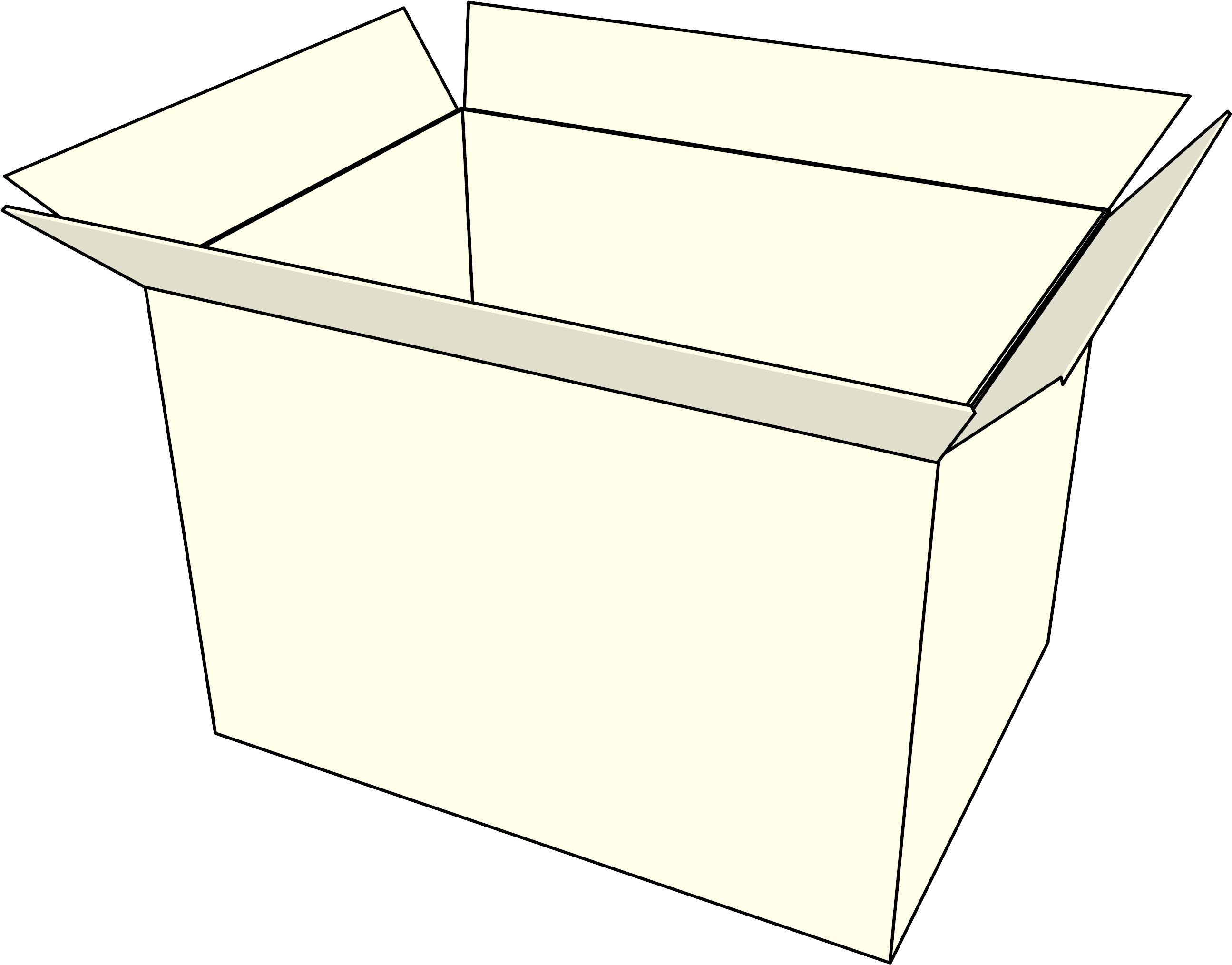 Opened Box Clipart Png - Box Transparent Png (3000x2250), Png Download