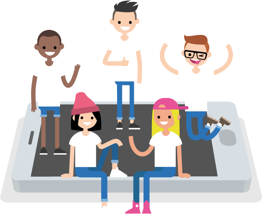 How Chat, Texting And Messaging Can Keep Us Connected - People With Smartphone Png Clipart (947x717), Png Download