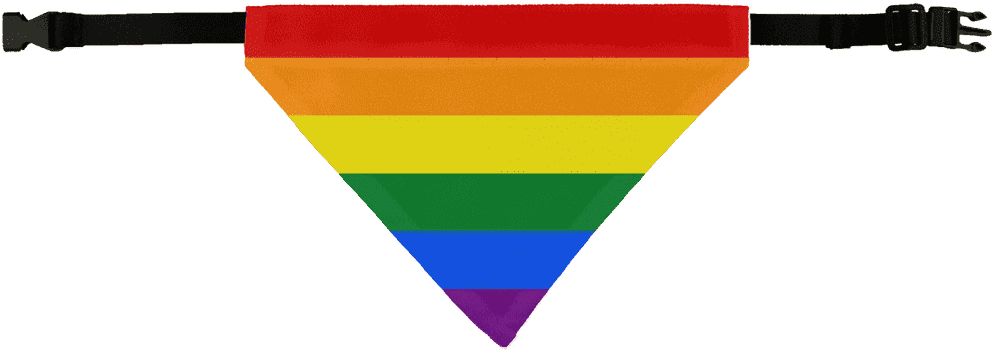Rainbow Pride ﻿pet Bandana - Kerchief Clipart (1024x1024), Png Download