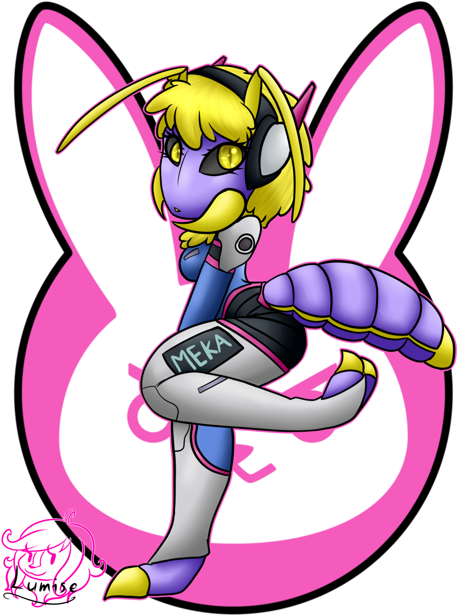 Diva Overwatch Png - Cartoon Clipart (921x1239), Png Download